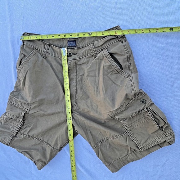Men's Levi's Black Cargo S40196 Shorts Size 36 kaki Multi Pockets Hiking Grunge - Picture 7 of 14